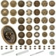 thumbnail image 1 of Kit de 36 broches de presión para cuero de 18 mm con herramienta perforadora., 1 of 7