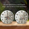 thumbnail image 2 of Artistic Wall Clock Abstract Design with Unique Finish 10-Inch Silent Wooden Wall Clock, Battery Operated (AA Batteries Not Included), Artistic Home Decor, 2 of 7