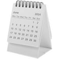 landege Mini Desk Calendars 2024 2025 Flip Calendar Standing Desk Calendar for Home Office