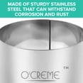 thumbnail image 5 of O'Crme Cake Ring Stainless Steel 6" Diameter, 2" High, 5 of 7