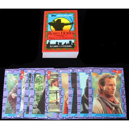 1991 Topps Robin Hood Prince of Thieves Card Set w/ Stickers (55+9) Nm/Mt