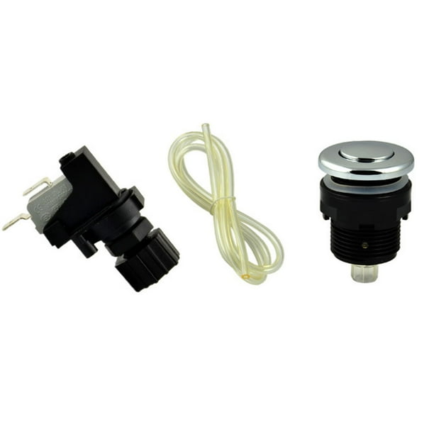 freestylehome 16A On Off Push Air Button Switch Whirlpool Jet Set Bath Spa Tubing Garbage