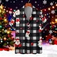 thumbnail image 1 of Blusa y camisa de manga corta con cuello vuelto para hombre Camisa de manga corta con estampado navideño para hombre Tops casuales con cuello vuelto Camisa Blusa Tops para hombre, 1 of 5