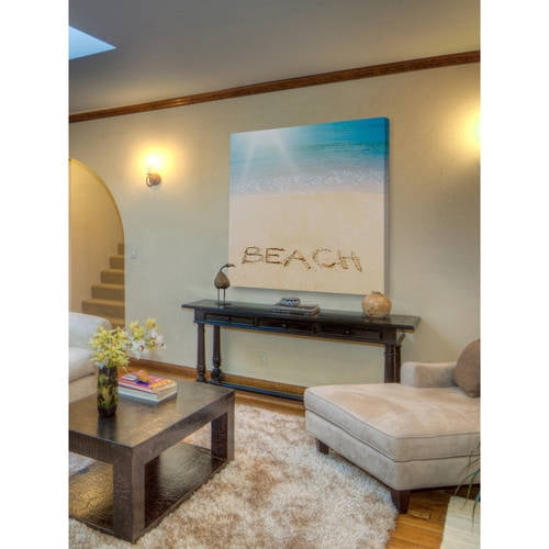 Marmont Hill "Sandy Beach" Painting Print on Wrapped Canvas