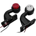 thumbnail image 1 of 2 Pack 6 Led 12v 6 Led Feu de Signalisation en Caoutchouc pour Remorque, Camion, Van, 1 of 5