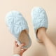 thumbnail image 5 of Zapatillas de casa peludas para mujer, zapatos de dormitorio de felpa cálidos para interiores y exteriores, 5 of 5