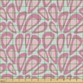 thumbnail image 2 of Abstract Fabric by the Yard, Composition of Random and Bizarre Shapes in Pastel Shades, Decorative Upholstery Fabric for Sofas and Home Accents, Cadet Blue Pink by Ambesonne, 2 of 5