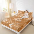 thumbnail image 4 of Manfei Hello Pumpkin Twin Sheet Sets,Autumn Fall Twin Fitted Sheet,Orange White Flat Sheet For Child,Ultra Soft Home Decor,3-Piece, 4 of 7