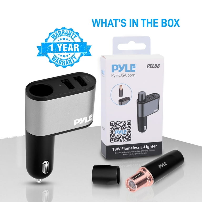 charge battery via cigarette lighter Pyle PEL88 - Flameless Coil Lighter