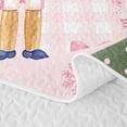 thumbnail image 5 of Erosebridal Nutcracker Ballerina Quilt Full, Holiday Ballet Full Bedspread Sets, Off White Pink, 3pcs, 1 Coverlet and 2 Pillowcases, 5 of 7