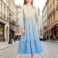 thumbnail image 2 of EnJoCho Girls Summer Maxi Dress Girls Spring Long Sleeve Dresses Girl Casual Maxi Dress with Pockets Kids Formal Party Dress Ruffle Hem Loose Dresses, 2 of 7
