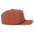 thumbnail image 3 of Outdoor Cap OC558 Recycled Solid Back w/Cord Cap-Rust-Black-Cord, 3 of 8