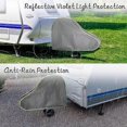thumbnail image 4 of Trailer Drawbar Cover, Protective Cover for Caravans and Trailers Universal Hitch Towing Cover Cover for Caravan Trailer Hitch Head - Grey(95*61cm), 4 of 4