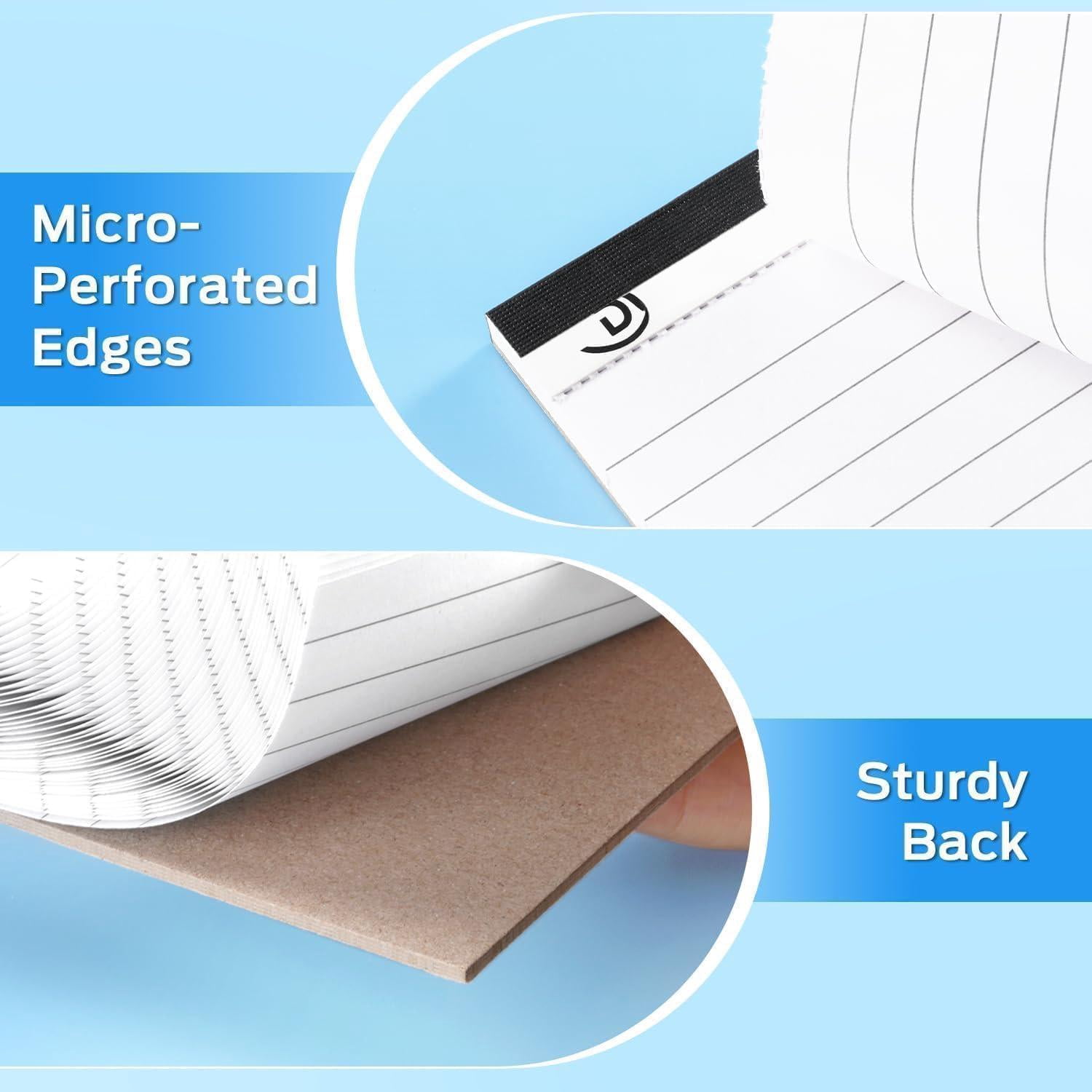 36 Note Pads  3x5 In Small Notepad 80gsm White Lined Scratch For Writing 45 Sheets Per Memo Pad Jotting Down Quick Notes Grocery And Shopping Lists