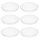 thumbnail image 3 of 6 platillos transparentes de plástico redondos para macetas de interior, bandeja de agua para macetas, placa de goteo, base de drenaje para jardín, accesorios., 3 of 8