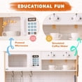 thumbnail image 3 of Play Kitchen PHGLL Play Kitchen para niños de madera con accesorios, 3 of 7