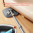 thumbnail image 2 of Lincordor Spin Mop Bucket Set, Self-Wringing with Dirty Water Separation, 360° Rotating Mop Head for Floor Cleaning, Comes with Microfiber Pads for Tile, Wood, Hardwood, 2 of 9