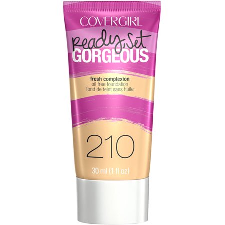 COVERGIRL Ready, Set Gorgeous Liquid Makeup Foundation, Medium Beige, 1 Fl Oz