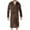 01-Coffee1460, variant on Wxolcjlv Men's Solid Robe Hooded Zip Front Long Sleeve Fleece Nightgown With Side Pockets