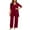 Wine, variant on Women's Plus Size Clothing 2 Piece Set Solid Color and Pants, Fall Winter Oversize Workout Sport Gym Vacation Travel Casual Comfortable Sweatshirt Sets for Women, Dark Green 3XL