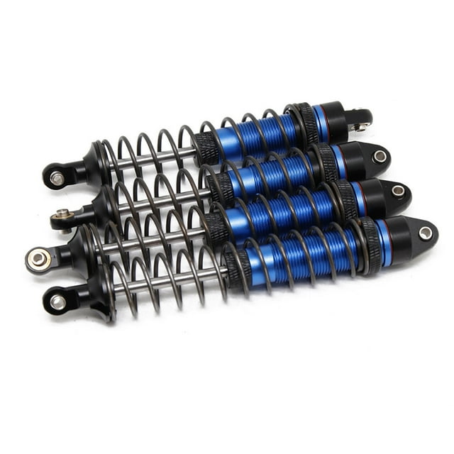 facefd Car Damper Shock Absorber Waterproof Truck Crawler Upgraded Parts Professional Practical Front/Rear Assembled Dampers Red Blue