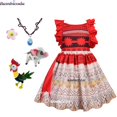 thumbnail image 3 of Disfraz de Moana para niña, disfraz de Halloween, vestido de princesa Vaiana para niña, ropa para niña, vestidos para Año Nuevo 2024, 3 of 5