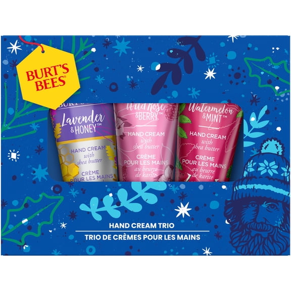 Burt's Bees Hand Cream Gift Set, Hand Cream Trio, 3-Pack, 1 oz.