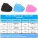 thumbnail image 4 of Cubierta de zapato impermeable de silicona Uxcell 29x16.5cm(L) sobrecalzado protectores de botas de lluvia galoshes rosa, 4 of 7