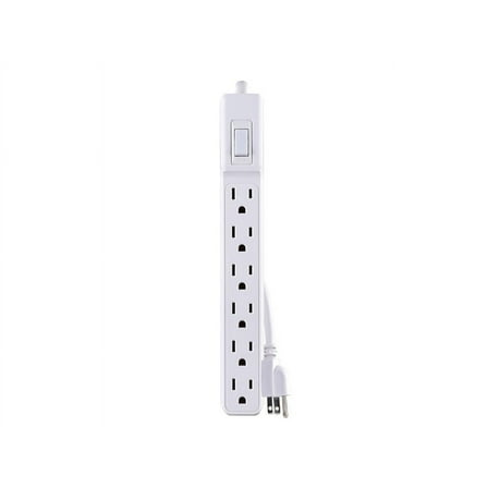 CyberPower MP1044NN 6-outlet Power Strip, 2 Pk