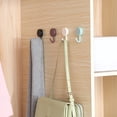 thumbnail image 4 of Gancho de pared redondo de plástico: 10 Uds. Gancho bonito impermeable para torre de cocina, gancho para baño, 4 of 8
