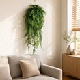 thumbnail image 6 of Artificial Hanging Plants Fake Plants Faux PlantS UV Resistant Plastic Plants for Outdoor Indoor Wall Hangings Artificial Plants for Front Porch Patio Garden Home, 6 of 6