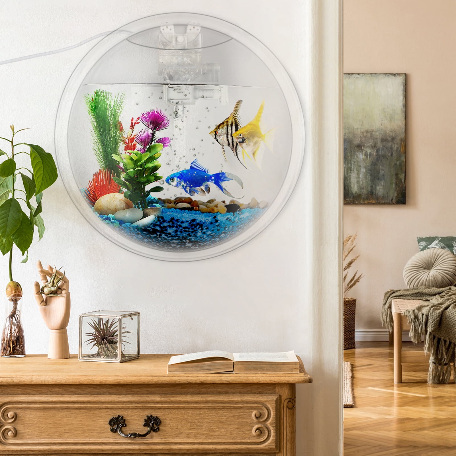 Buy Legendog Wall Mounted Aquarium Tank 1Gallon Betta Fish Bowl