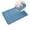 Blue, variant on Yoloke Dog Bed Mat Flat Crate Mat with Anti-Slip Bottom Machine Washable Pet Kennel Pad for Dog Sleeping(Gray)