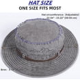 thumbnail image 4 of Men Foldable Sun Hat Safari Hat Anti UV Outdoor Mountaineering Travel Hat Fisherman Cap Bucket Hat，G, 4 of 5