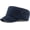 Navy Blue, variant on Vintage Military Cadet Army Cap for Men Washed Cotton Flat Top Hat