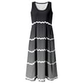 thumbnail image 5 of Sngxgn Women's Cozy Knit Sleeveless Bateau Neck Midi Dress(Grey,XXL), 5 of 6