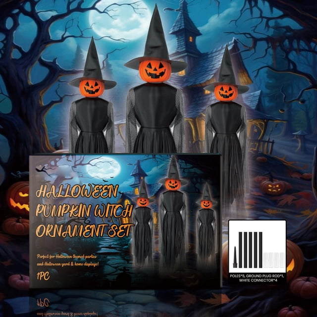 Decoraciones de Halloween, adornos de Halloween, regalos de Halloween, decoración de Halloween, adorno de bruja feliz, adorno de bruja, adorno feliz ligero y extraíble, la bruja calabaza