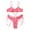 Hot Pink, variant on PMUYBHF Sexy Swimsuits for Women Swimsuit for Women Women Swimsuits Thong Bikini Sets for Women String Tie Side Bathing Suit Two Piece