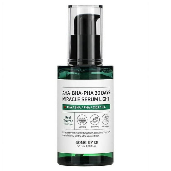 SOME BY MI, AHA BHA PHA 30 Days Miracle Serum Light, 1.69 fl oz (50 ml) (Discontinued Item)