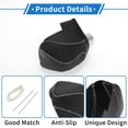 thumbnail image 5 of Unique Bargains 1 Set Gear Shift Knob Cover for Subaru Impreza 2017-2023 Anti-Slip Faux Leather Black Beige Stick Shifting Handle Protector, 5 of 6