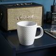 thumbnail image 4 of Stone Lain Olivia Stoneware Mug Replacement Set, White with Embossed Basket Weave, 4 of 6