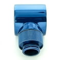 thumbnail image 3 of Monsoon G1/4" 90 Rotary Fitting with Light Port, 3/4" OD Matched Body, Blue, 4-pack, 3 of 4