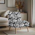 thumbnail image 3 of HELLHERO Tropical Leaf Pattern Soft Fabric Elastic Armless Accent Chair Protector Anti Scratch Accent Chair Cover for Slipper Chair, 3 of 8