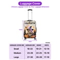 thumbnail image 5 of Happy Halloween Maine Coon Witches Hat Pumpkin Carving Travel Luggage Cover Cat Lover Kitten Owner Gifts Suitcase Dust Protective Decor - 02019, 5 of 5