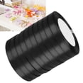 thumbnail image 4 of Cinta De Satén Para Envolver, Cintas Paquete De Cintas Para Envolver Conjunto De Cintas Cinta De Satén, Para Manualidades Costura Para Fiestas De Bodas ANGGREK Negro, 4 of 8