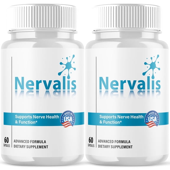Nervalis Advanced Nerve Health Support Pills Natural Vitamin Supplement 120 Capsules