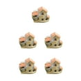 thumbnail image 2 of ZheElen Fairy Garden Kit Not Fade Easily Beautiful Eye-catching Lightweight Terrarium Decor Different Display Balcony Decoration Type 6 5Set, 2 of 6