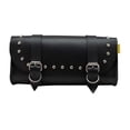 thumbnail image 2 of Dowco Willie & Max 58252-01 Ranger Series: Studded Synthetic Leather Motorcycle Tool Pouch, Black, Universal Fit, 2.5 Liter Capacity, 2 of 4