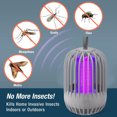 thumbnail image 3 of Lámpara Exterminador de Mosquitos Recargable de Doble Función Exterminador de Insectos, 3 of 6