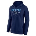 thumbnail image 2 of Women's Navy Tampa Bay Rays Team Live For It Pullover Hoodie, 2 of 3